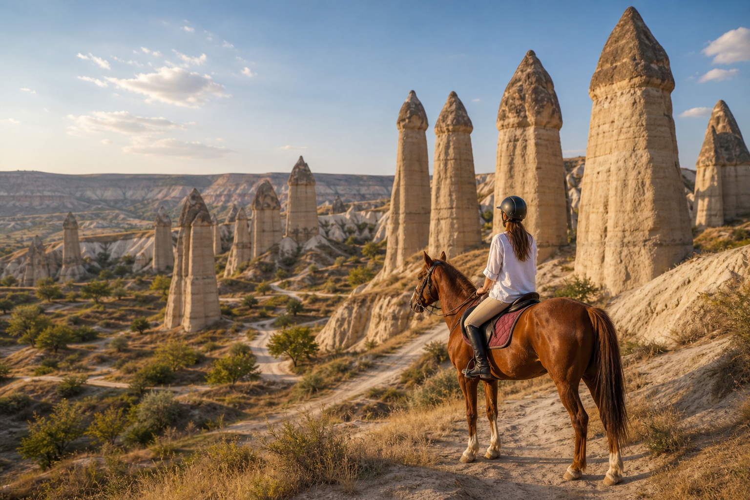 Horse ride in Love Valley Cappadocia