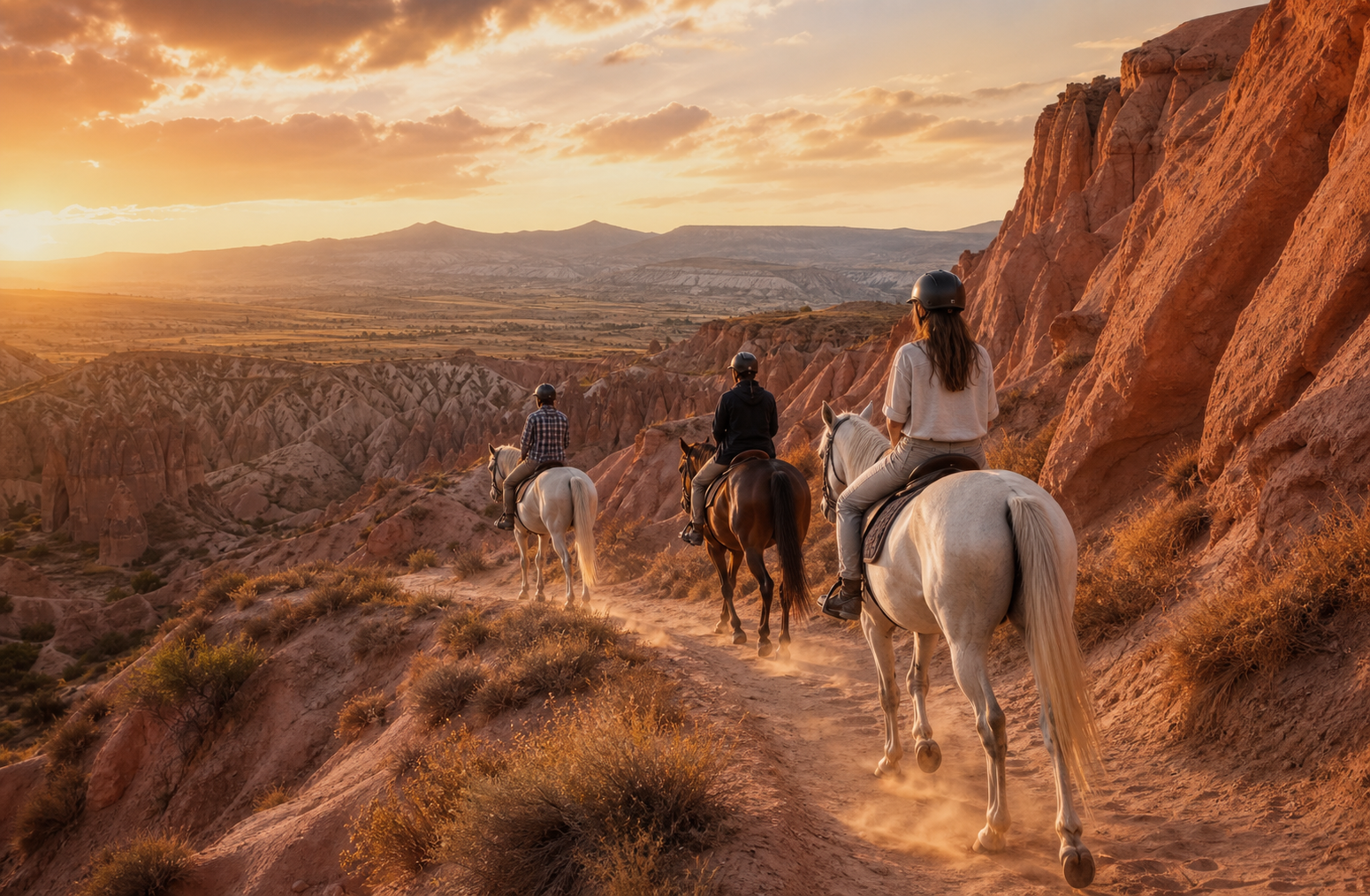 Cappadocia horse ride in Red Valley